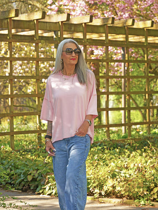 OFF#DLY Tee Renata rosa