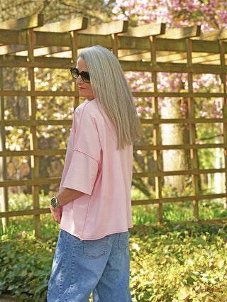 OFF#DLY Tee Renata rosa