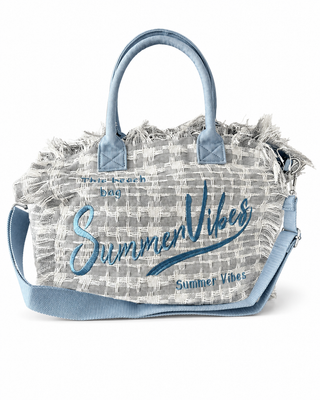 OFF#DLY Shopper Da Mare grey/blue