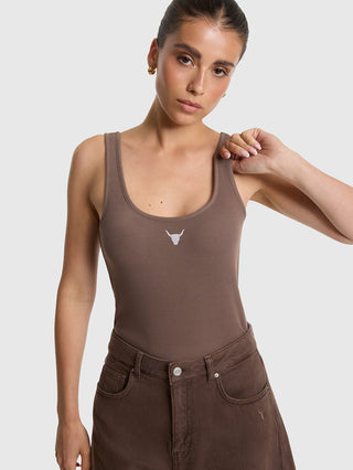ALIX Tank Top brown