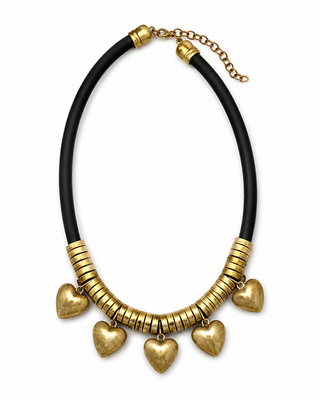 OFF#DLY Kette Heart gold