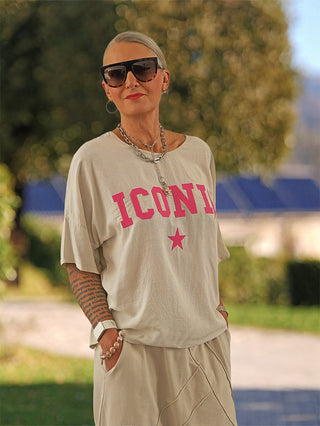 OFF#DLY Tee ICONIC beige