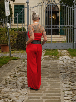 OFF#DLY Jumpsuit Sirmione red