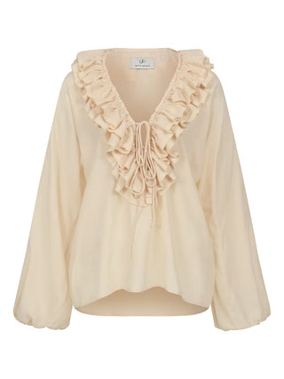 Gitta Banko Bluse Esmeralda ash wood