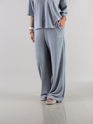 ALIX Scuba Wide Leg Pants light grey