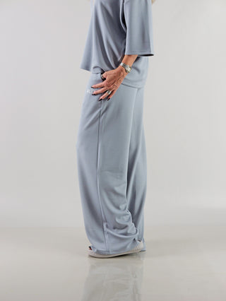 ALIX Scuba Wide Leg Pants light grey