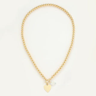 OFF#DLY Katte m. Herz Anhänger gold shiny