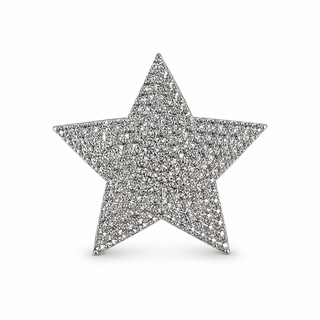 OFF#DLY Star Pin Magnet silver