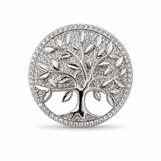 OFF#DLY Pin Baum Magnet  silver