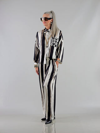 OFF#DLY Pant San Rocco creme/black