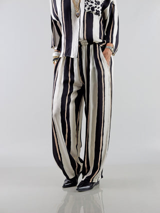 OFF#DLY Pant San Rocco creme/black
