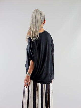 OFF#DLY Top Shirt Hella black