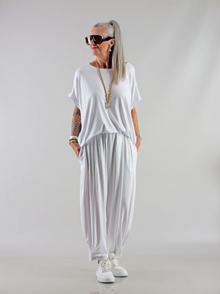OFF#DLY Top Shirt Hella white