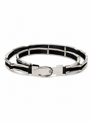 OFF#DLY Gürtel Venezia black/silver