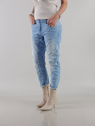 OFF#DLY Destroy Denim Diggy lightblue