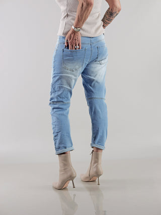 OFF#DLY Destroy Denim Diggy lightblue