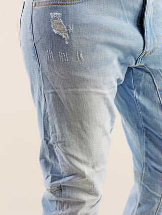 OFF#DLY Destroy Denim Diggy lightblue