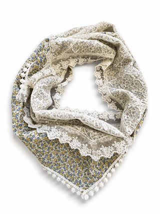 OFF#DLY Doppel Dreieck Tuch beige