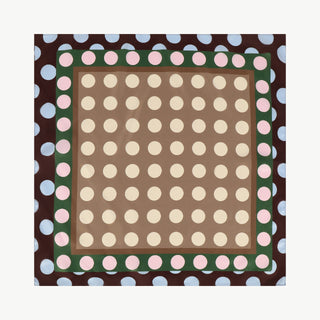 OFF#DLY Tuch Polka Dots 70x70 taupe
