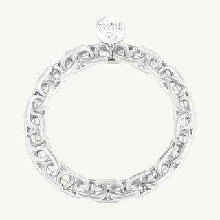 OFF#DLY Armband silber shiny