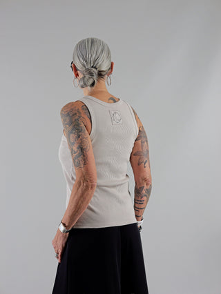OFF#DLY Top Nele beige