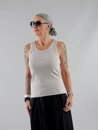 OFF#DLY Top Nele beige