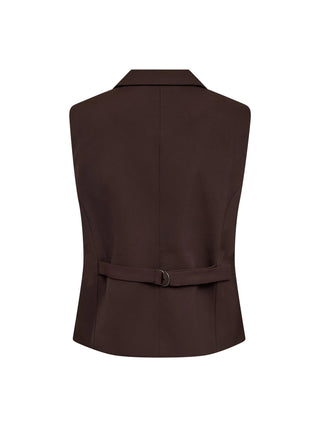 Co´Couture Alini Vest dark brown