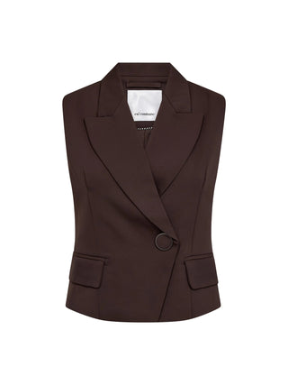 Co´Couture Alini Vest dark brown