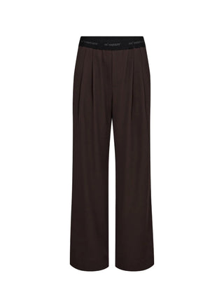 Co´Couture Alini Logo Pant dark brown