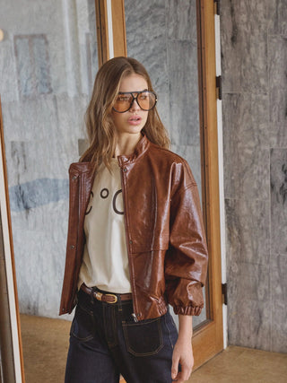 Co´Couture Richa Bomber cognac
