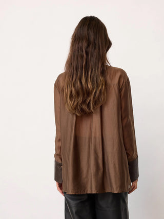 Co´Couture Kawa Shirt dark brown