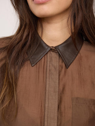 Co´Couture Kawa Shirt dark brown