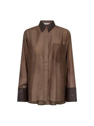 Co´Couture Kawa Shirt dark brown