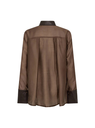 Co´Couture Kawa Shirt dark brown