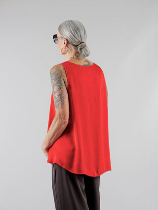 OFF#DLY Top Fabia red