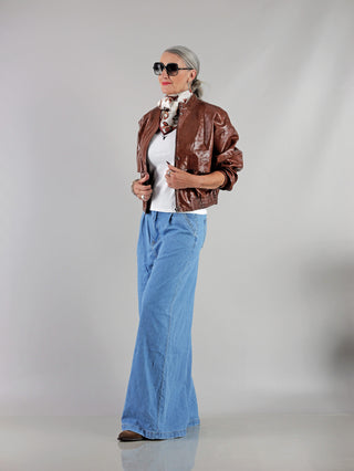 OFF#DLY Wide Denim Raffi lightblue