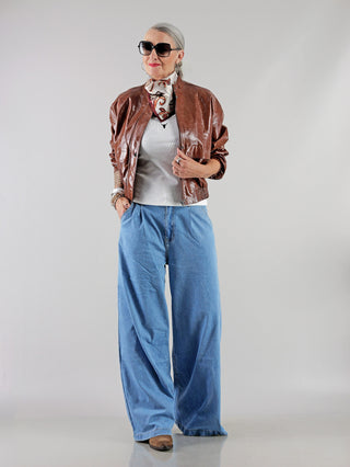 OFF#DLY Wide Denim Raffi lightblue