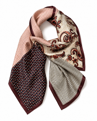 Co´Coture Shila Silk Bandie Scarf brown
