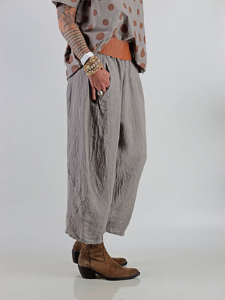 OFF#DLY Linen Pant taupe