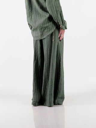 OFF#DLY Palazzo Pant Linen khaki