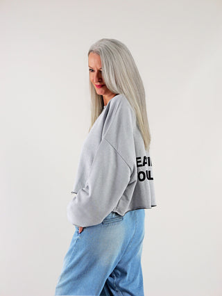 LIV BERGEN Lugano Sweater faded black
