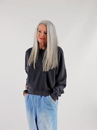 LIV BERGEN Graz QR Sweater black
