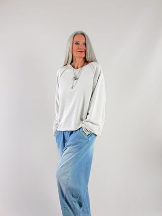 LIV BERGEN Fine Sweater faded black