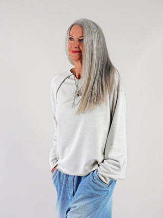 LIV BERGEN Fine Sweater faded black