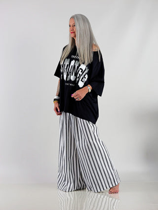 OFF#DLY Tee Change black