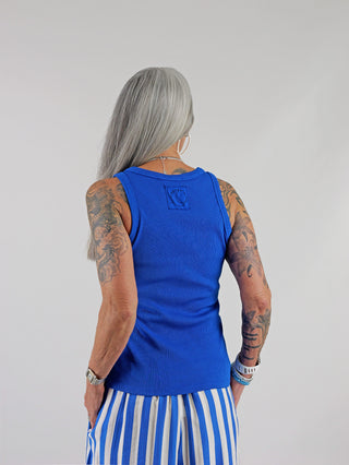 OFF#DLY Top Nele royalblue