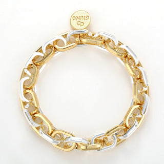 OFF#DLY Armband gold/silber shiny