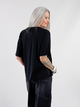OFF#DLY Tee Cap black