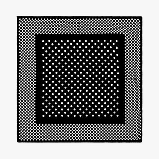 OFF#DLY Tuch Polka Dots black/white