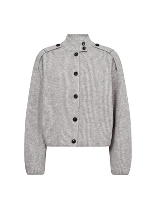 Co Couture ROW Utility Cardigan grey melange